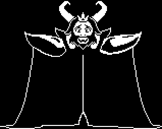 Asgore Dreemurr character comparison showing his appearances in both Undertale and Deltarune, highlighting the contrast between his royal and civilian personas